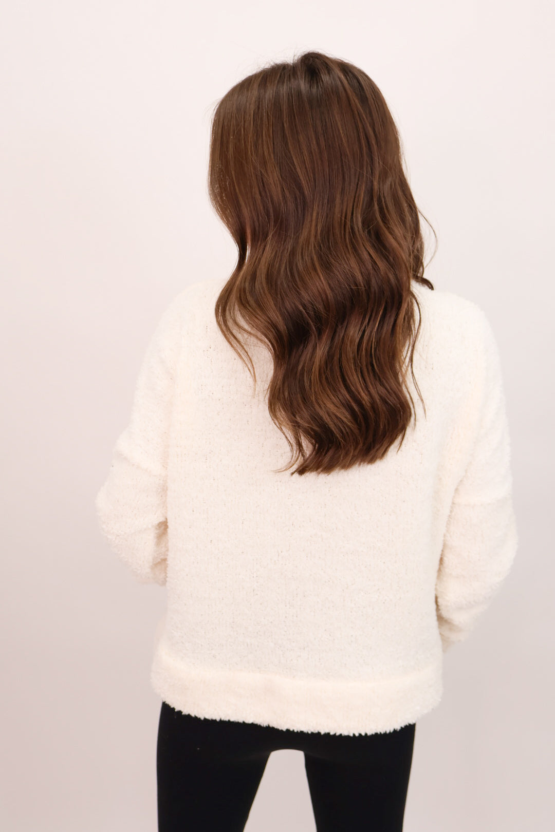 Sherpa Pullover - Cream