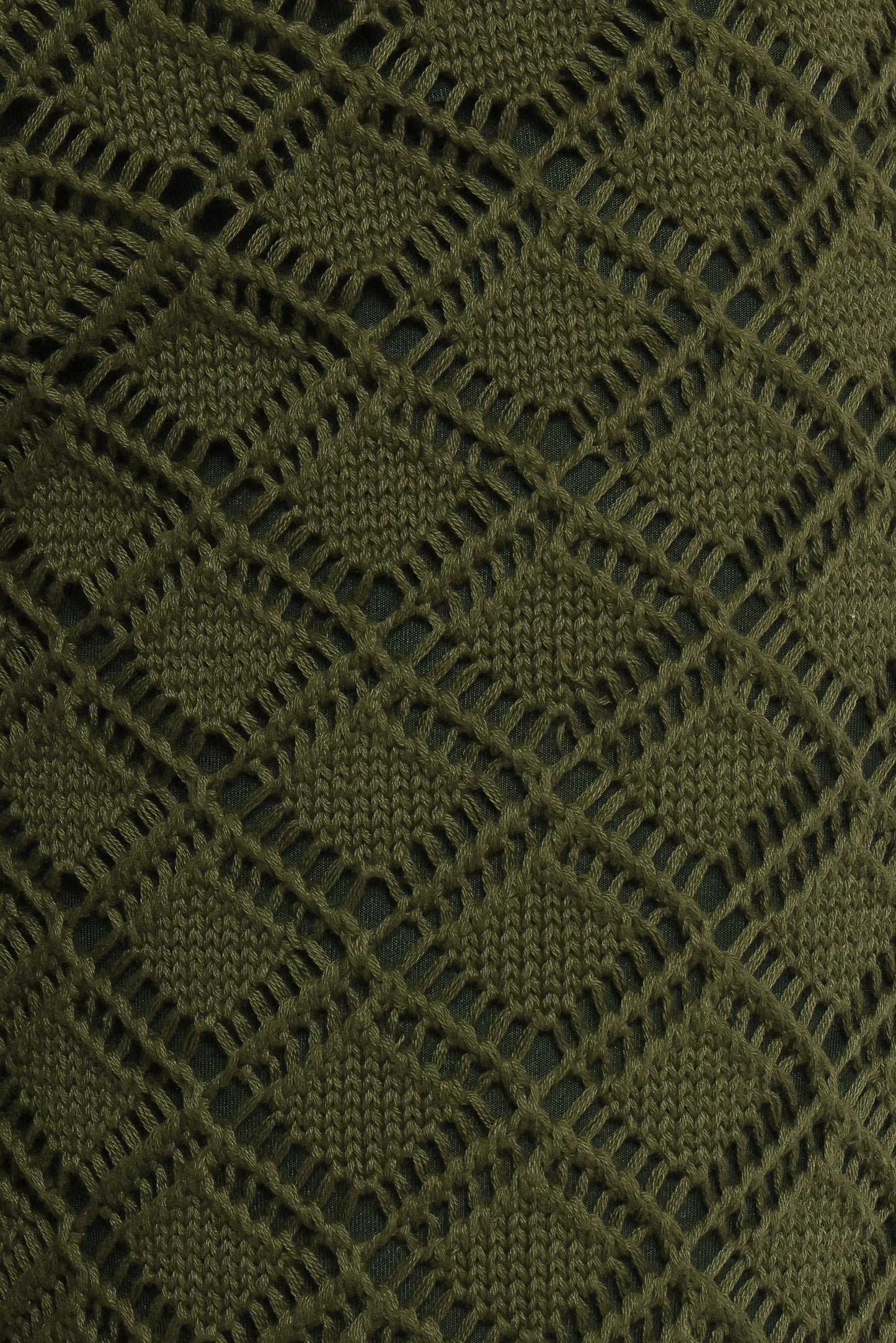 Sable Textured Knit Top - Olive