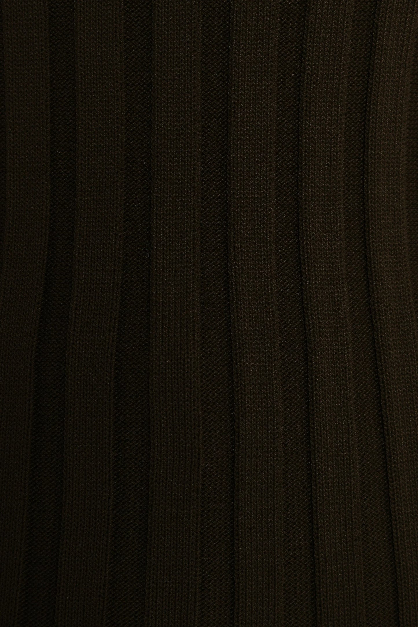 Aneesa Wide Rib Knit Top - Dark Olive