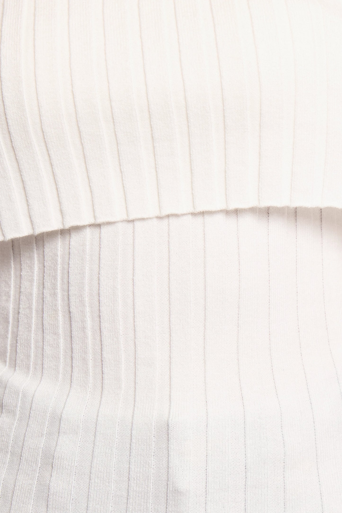 Inora Off Shoulder Knit Top - White