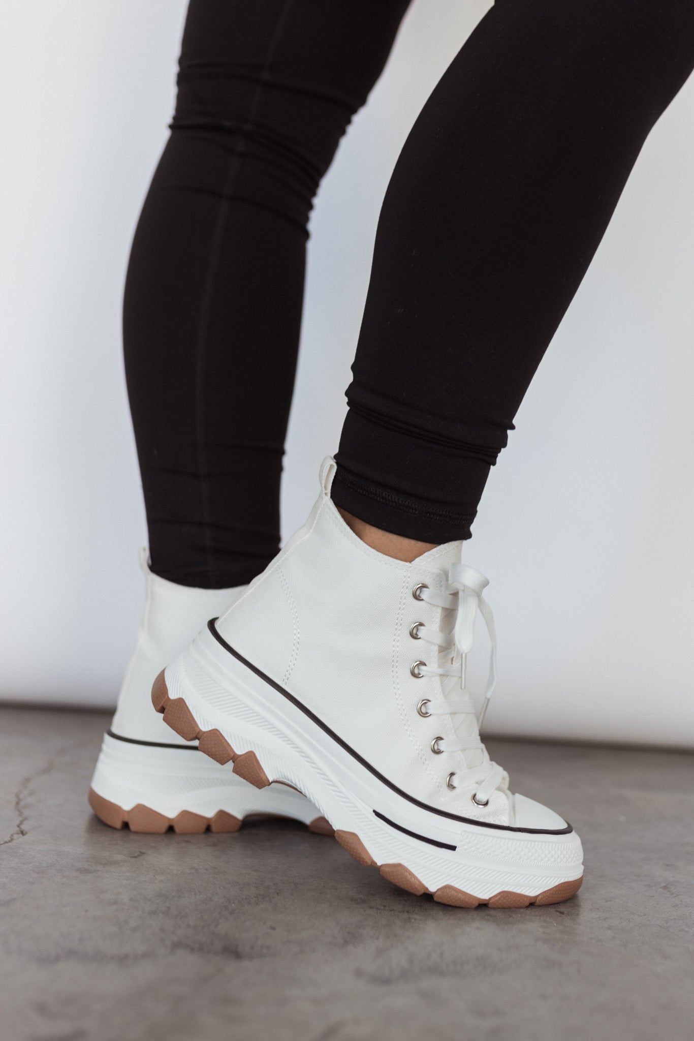All Star High Top Sneakers (White) FINAL SALE