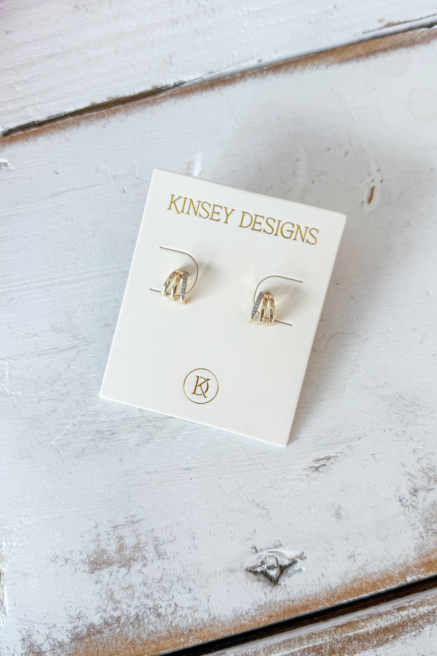 Teddy Triple Earring