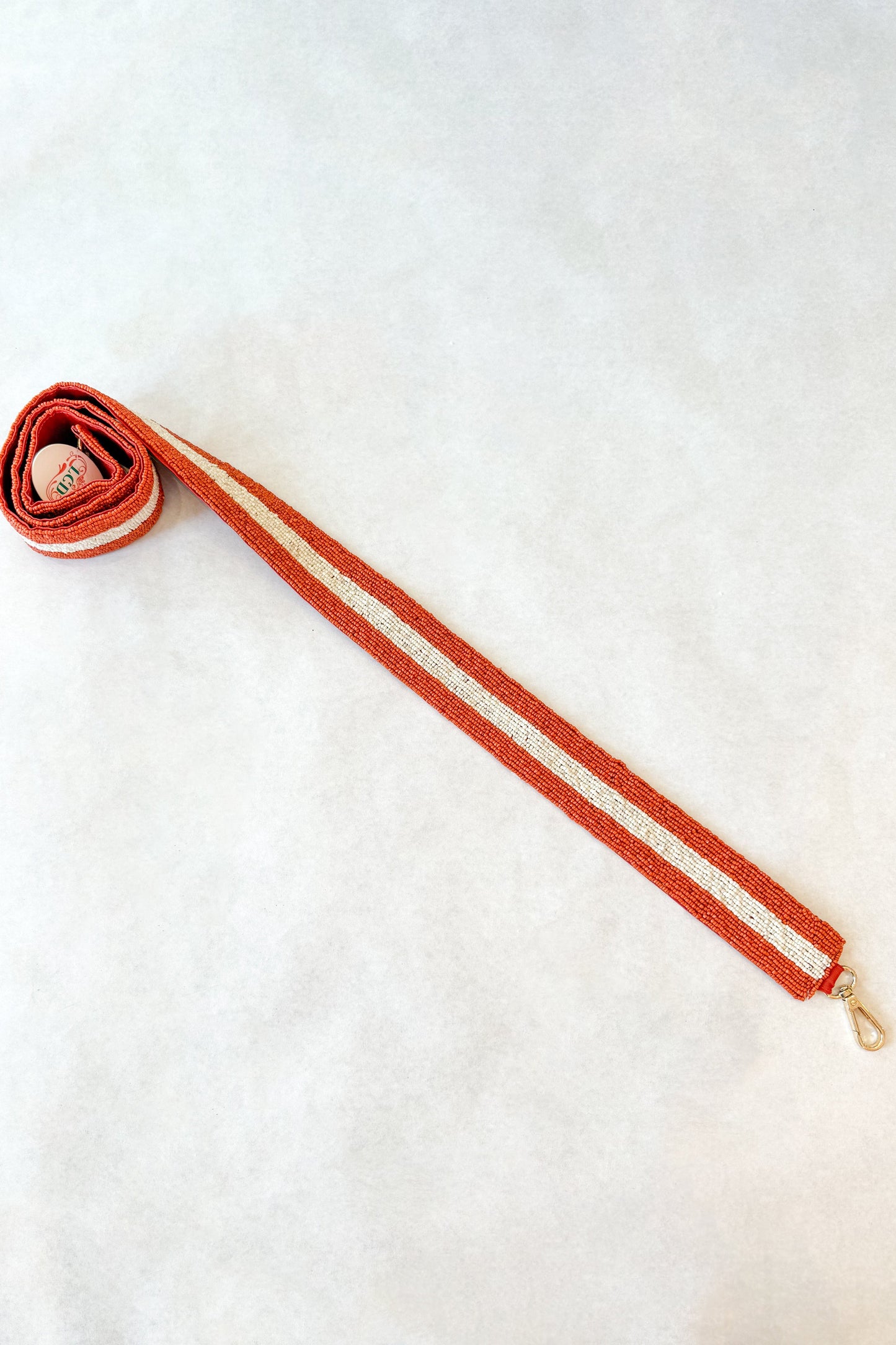 White & Orange Gameday Strap