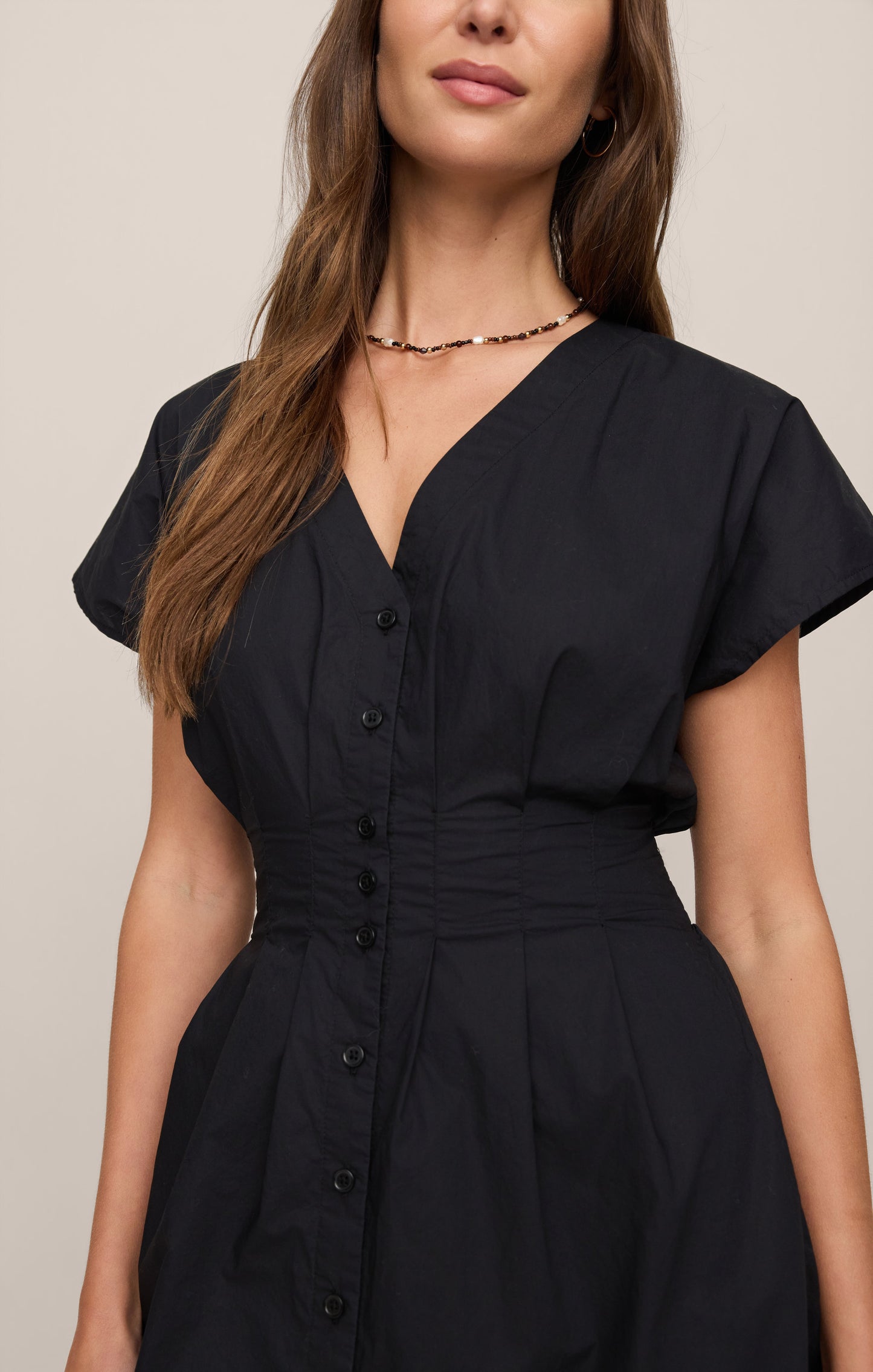 Sanna Poplin Mini Dress