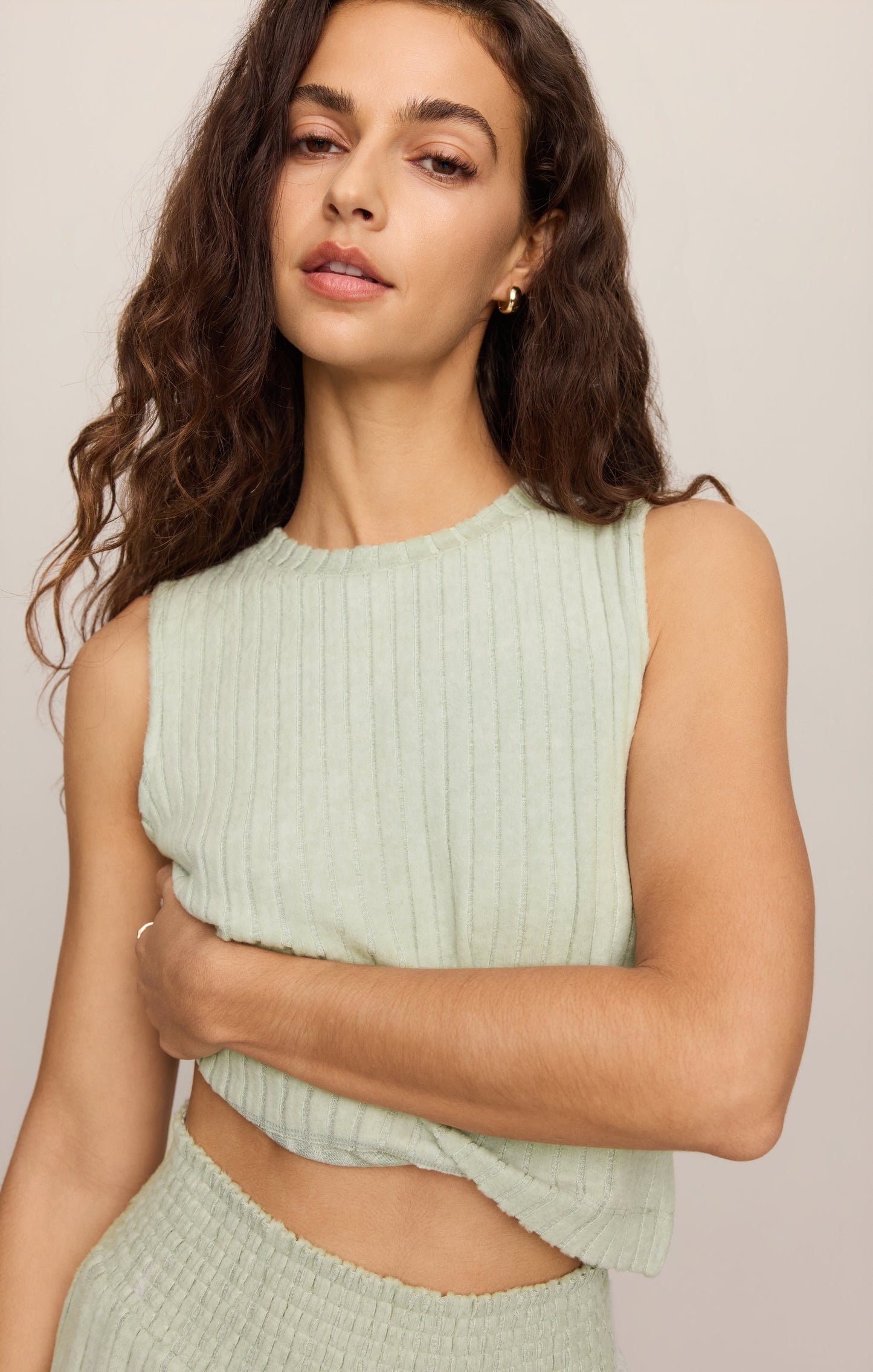 Sloane Silky Rib Tank