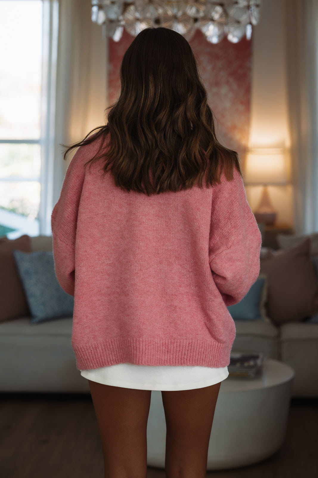 Blush Harbor Sweater Top - Pink