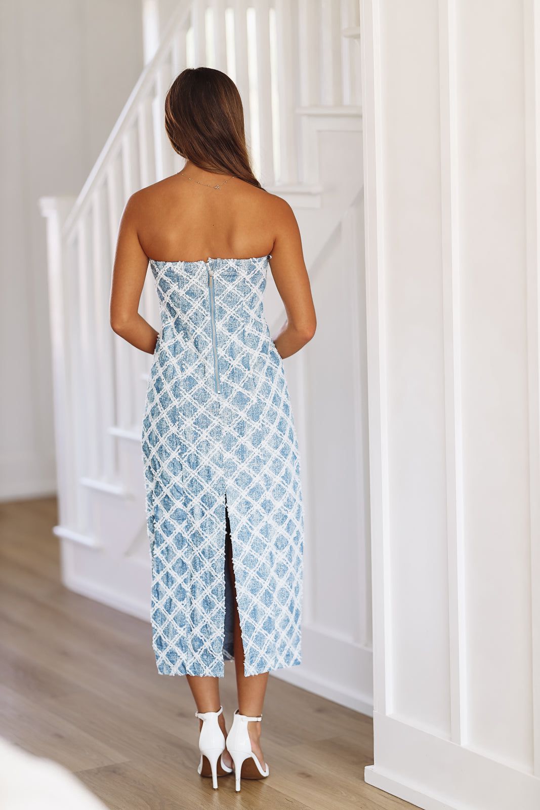 Into My Style Midi Dress - Blue Denim (FINAL SALE)