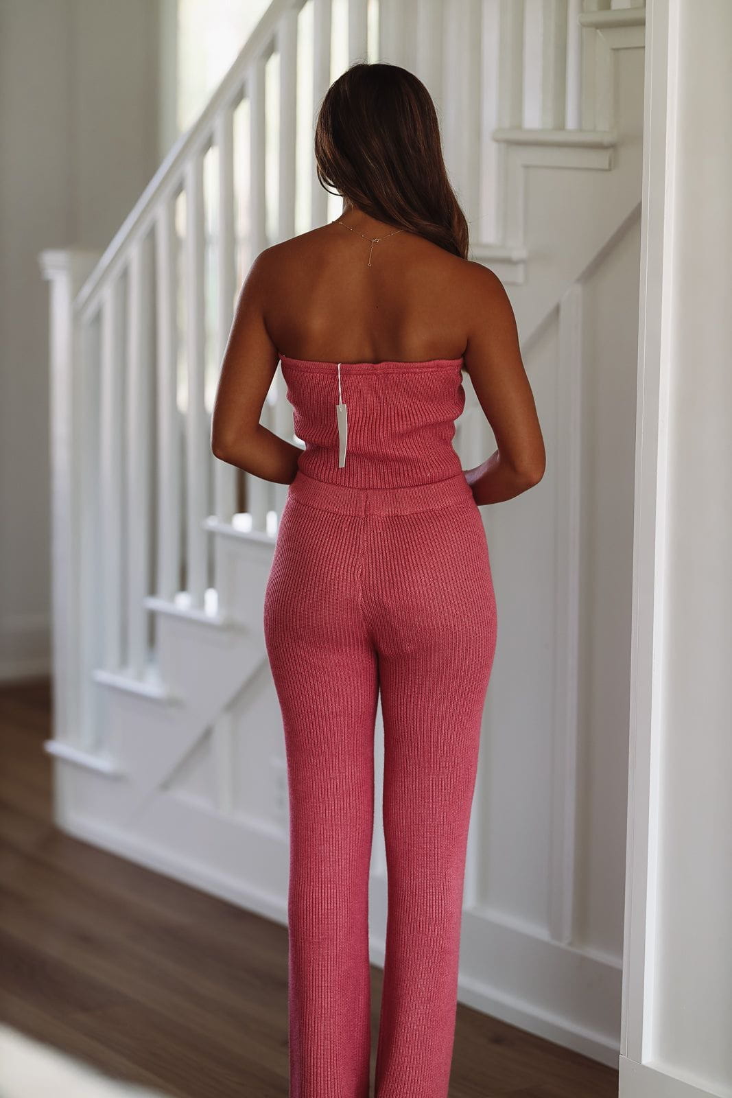 Keep It Amusing Knit Pants - Pink (FINAL SALE)