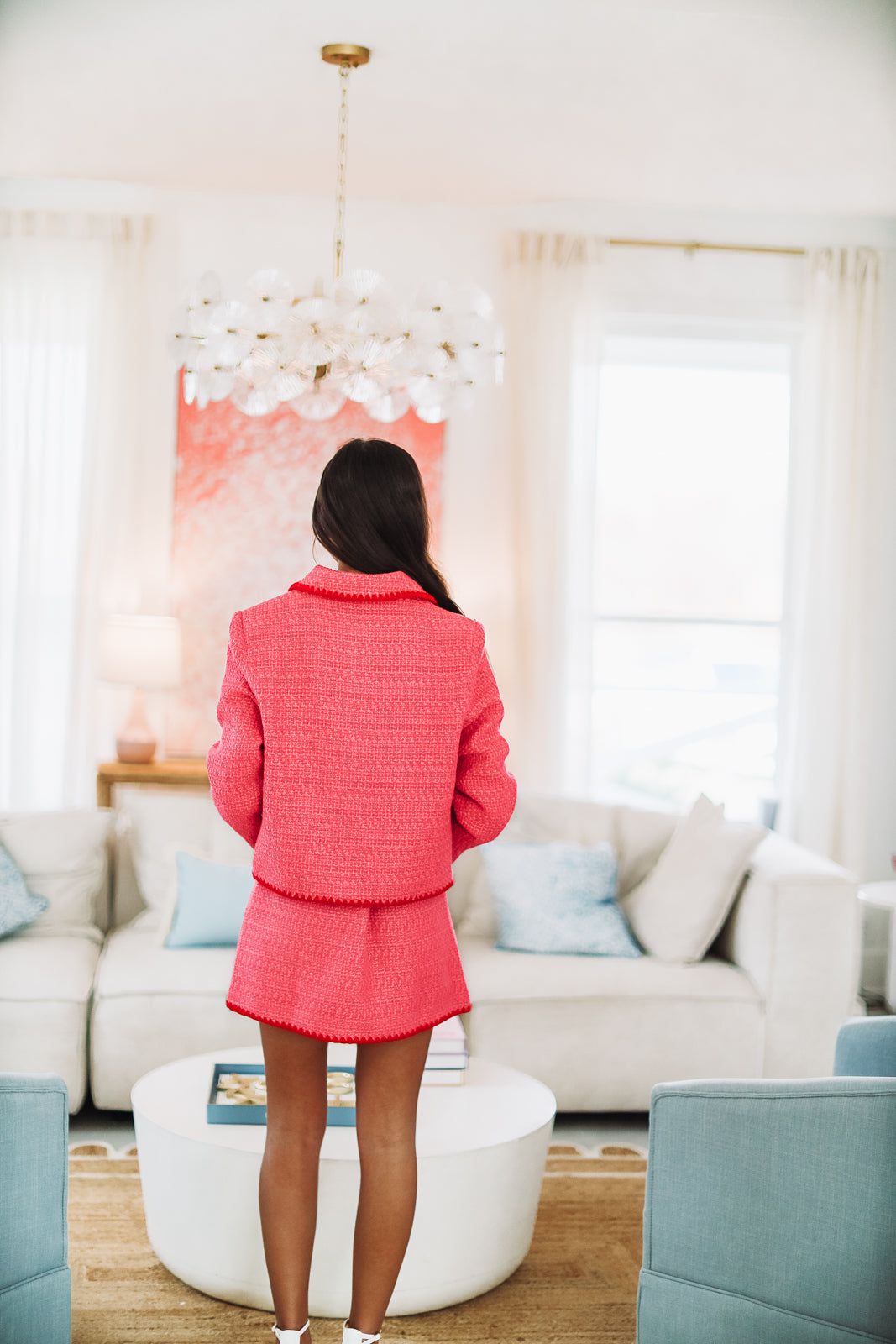 Out in the City Mini Skirt - Fuchsia