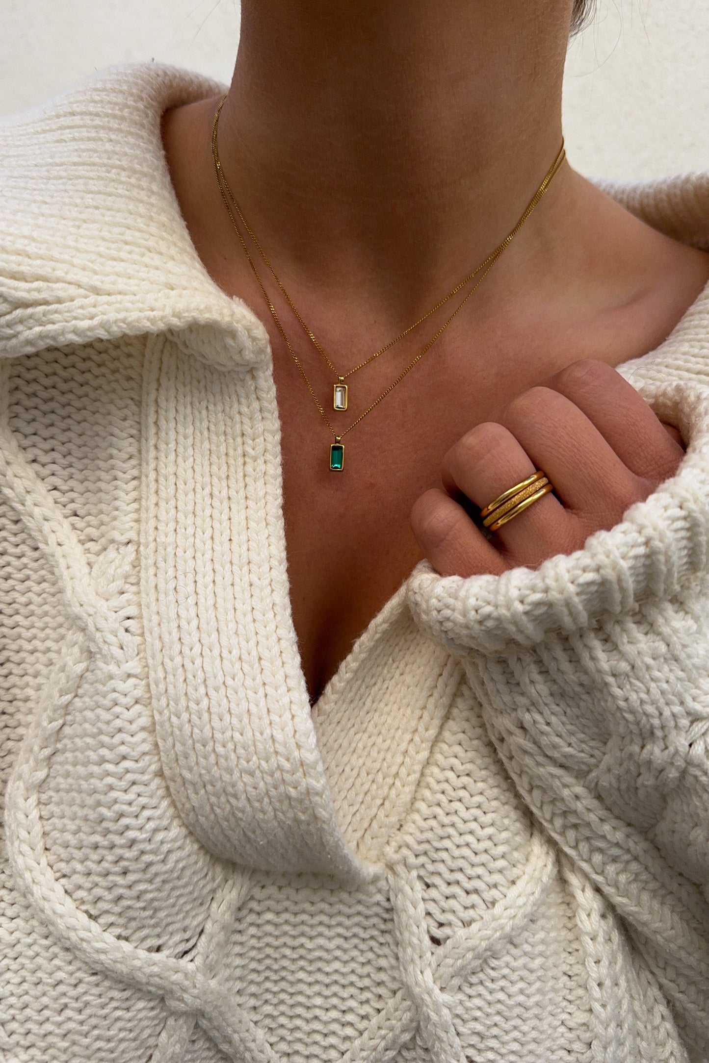 Serena Necklace - Emerald