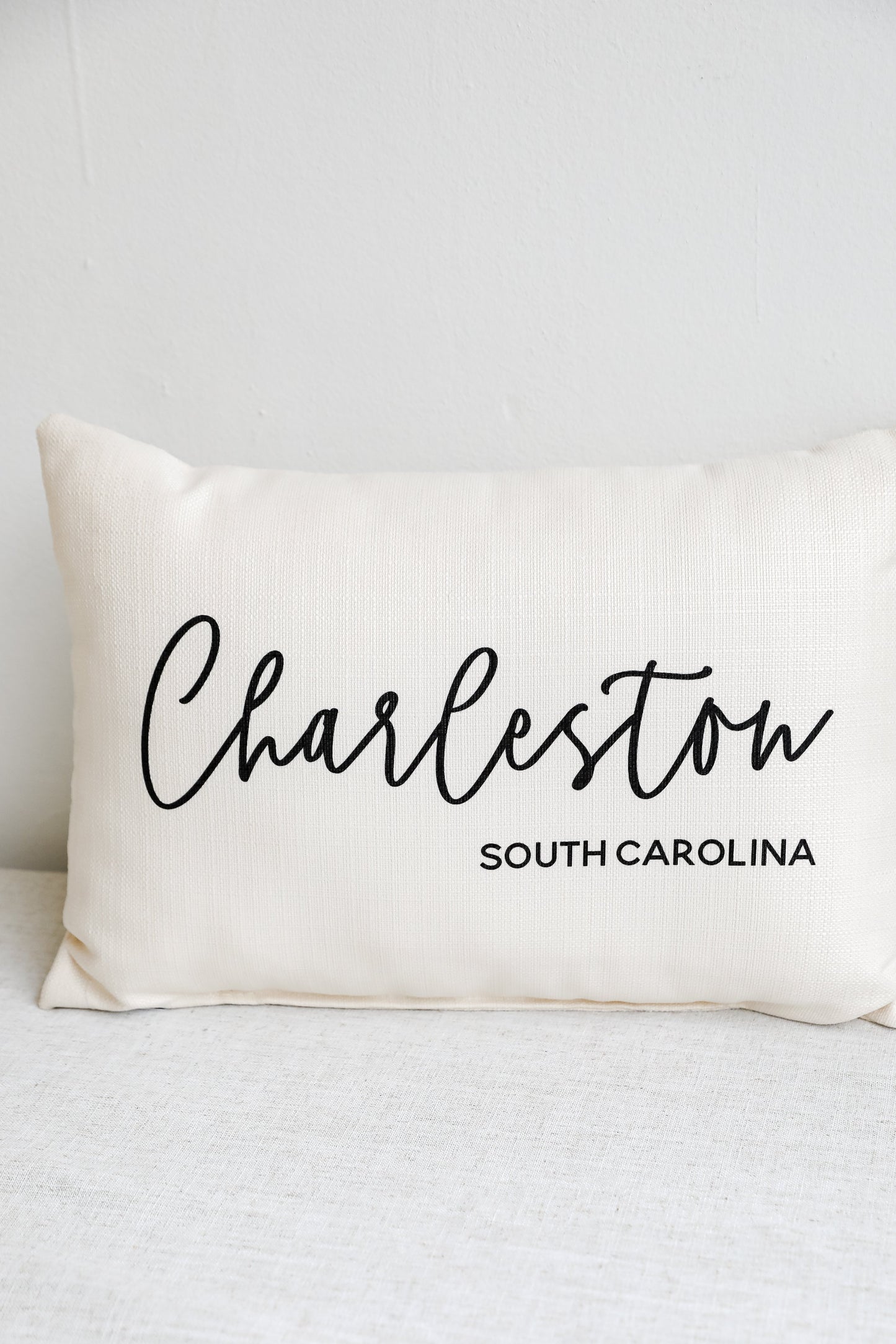 Charleston Script Pillow
