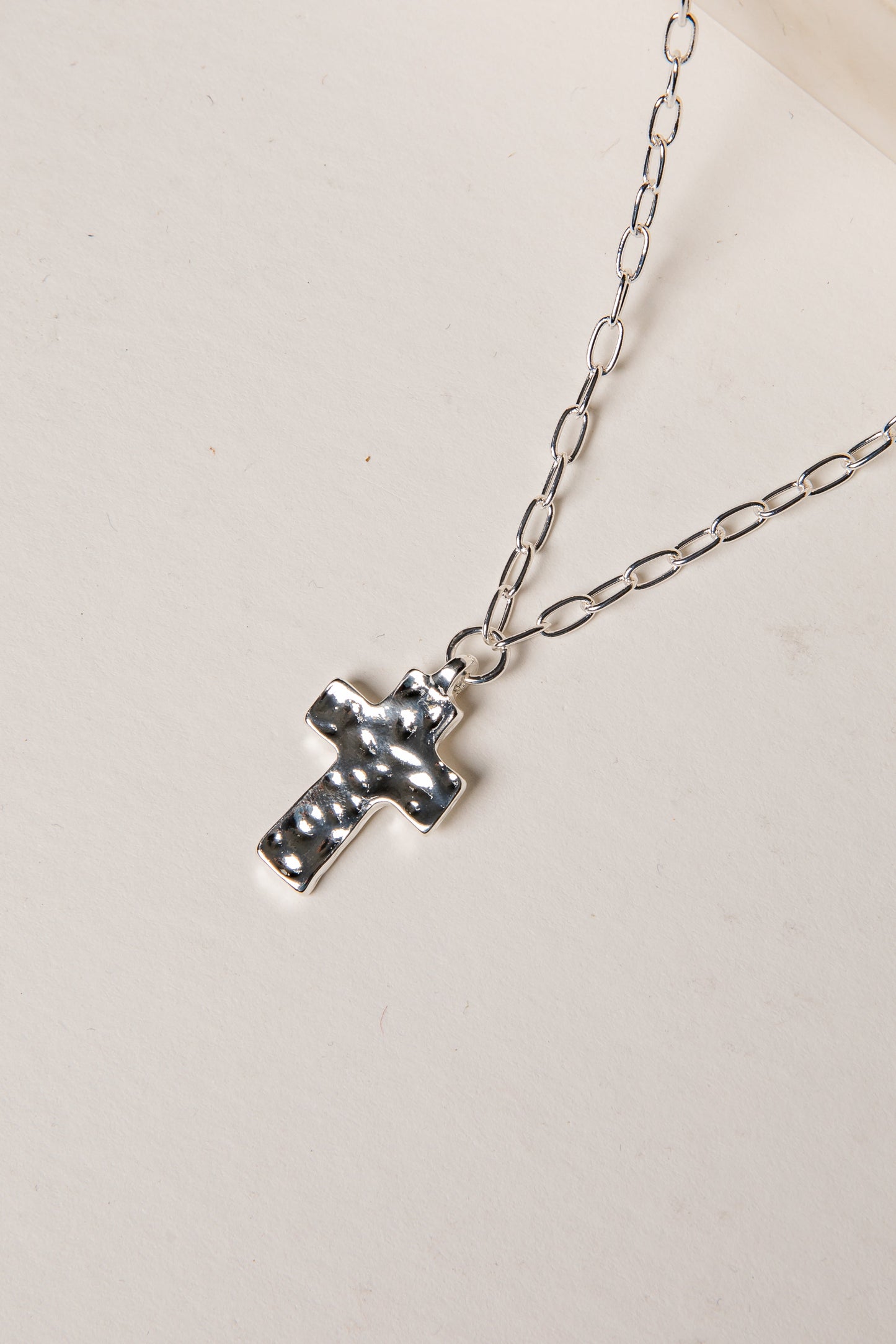 Bree Cross Charm Necklace