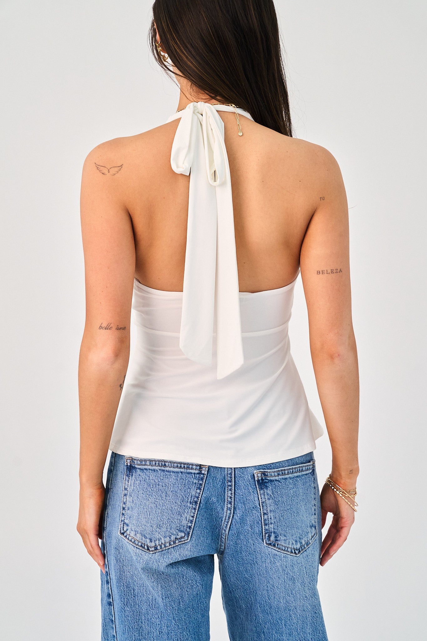 Downtown Top in White