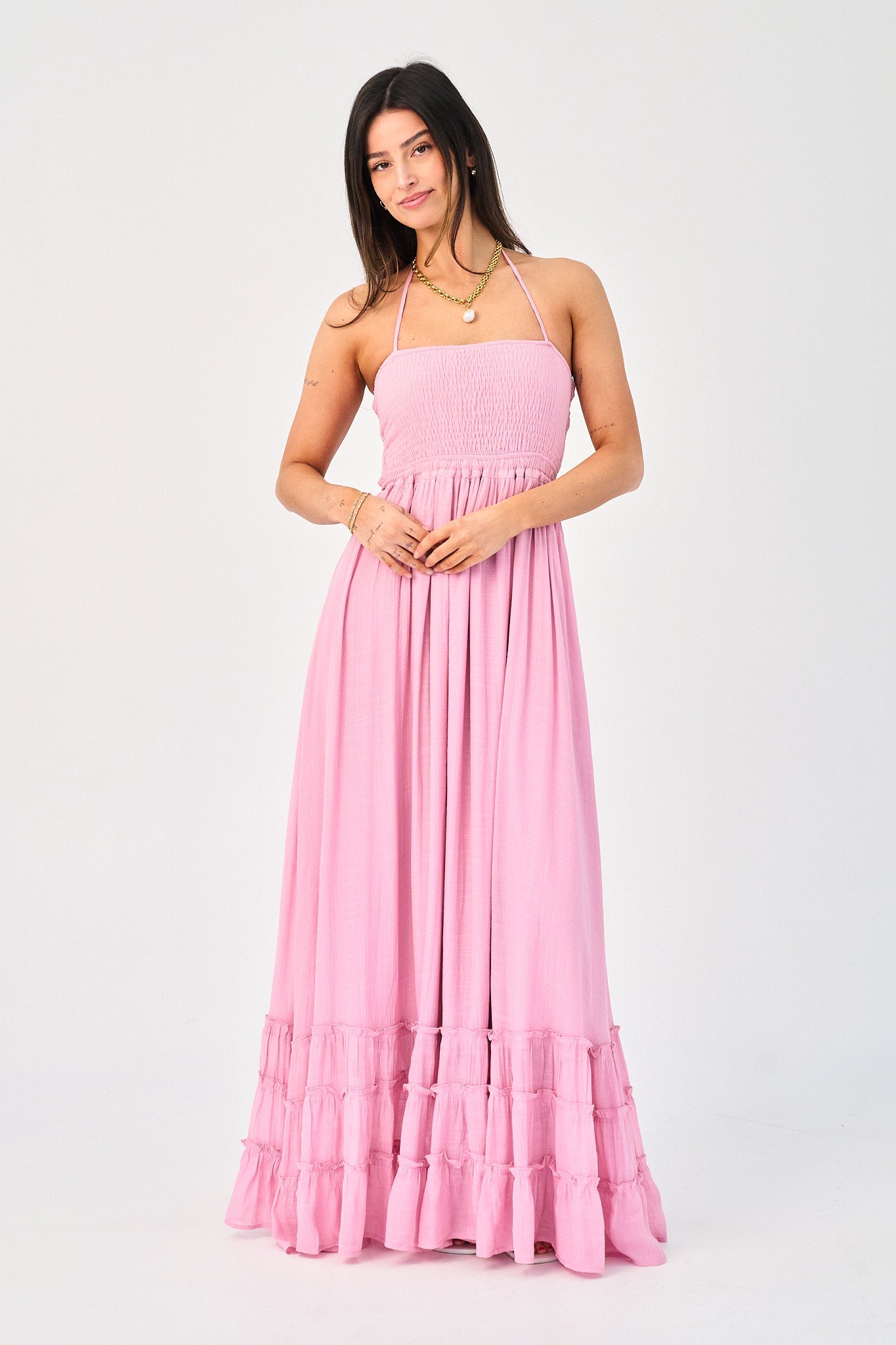 Coralyn Dress in Pink
