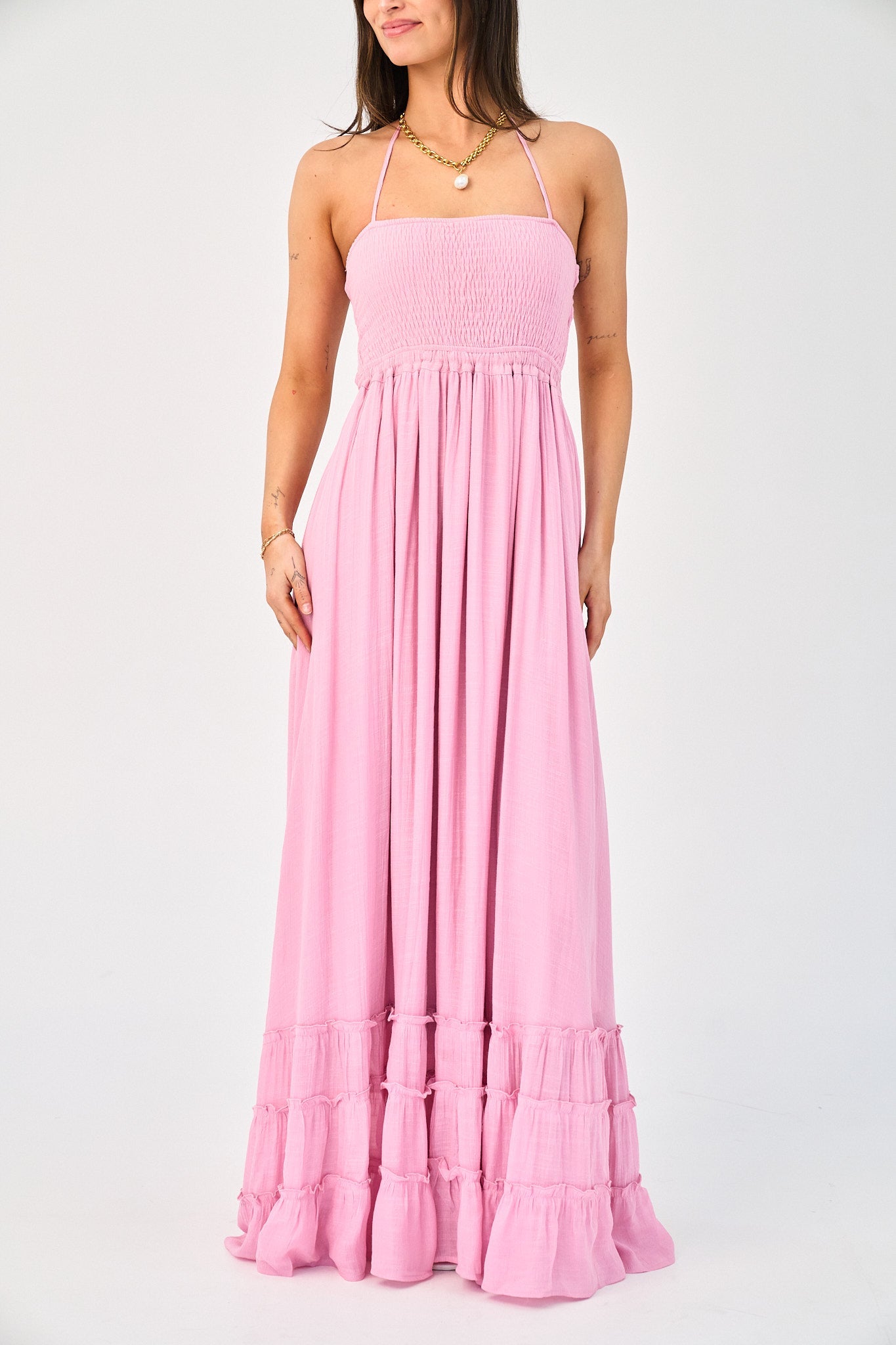 Coralyn Dress in Pink