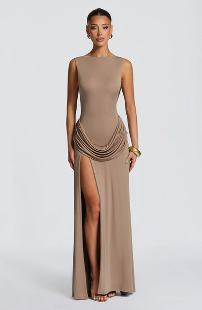 Bruna Maxi Dress - Stone