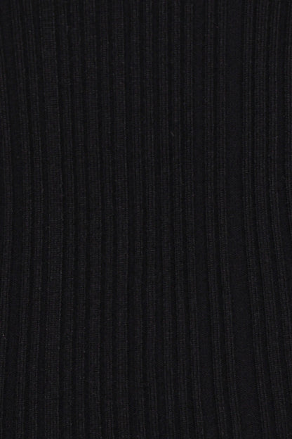 Junia Tie Back Knit Top - Black