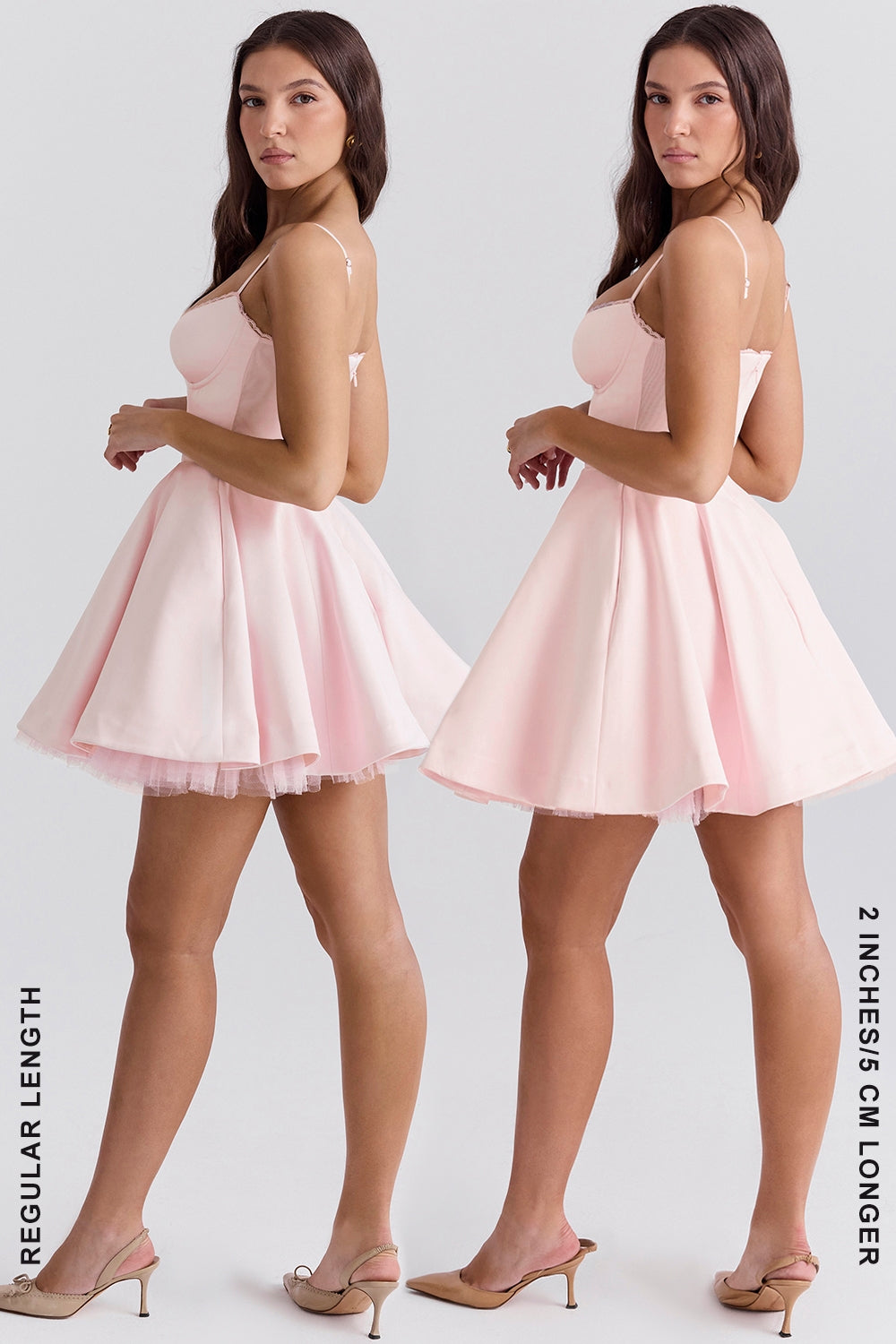 ballerina pink tulle mini dress