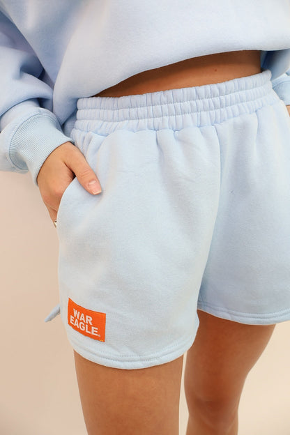 The Becca Boxy Pullover + Shorts Set - War Eagle Patch