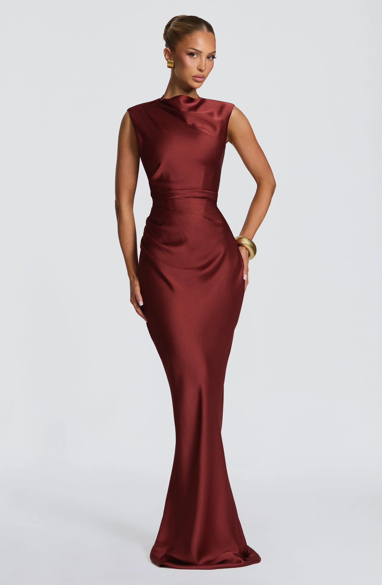 Avielle Maxi Dress - Deep Rust
