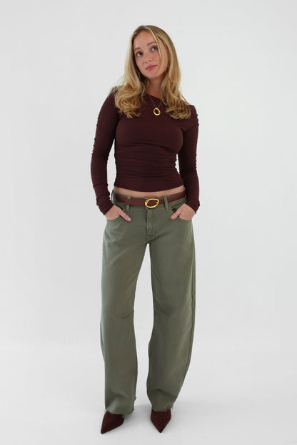 Rae Jeans in Olive