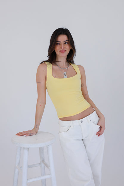 Kelsey Tank in Yellow