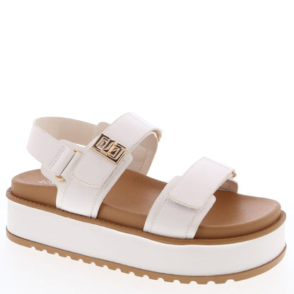 Chic Platform Sandals (White)