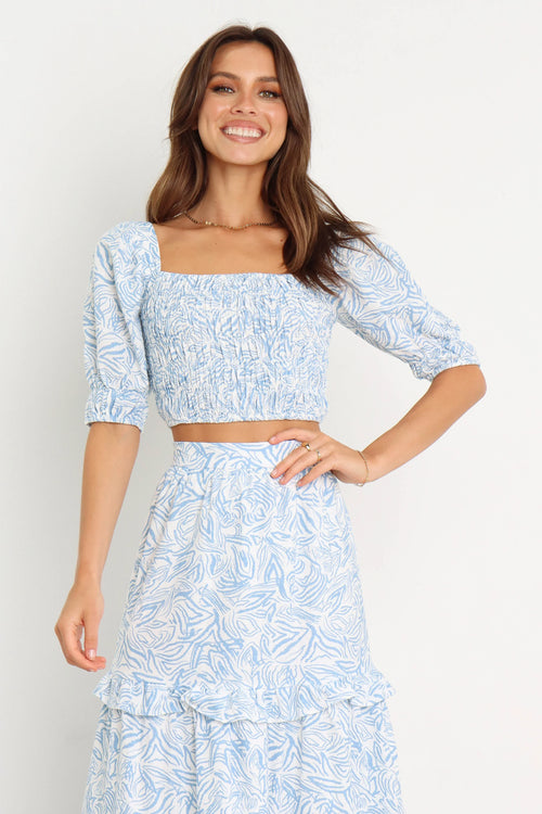 Zoe Top - Blue