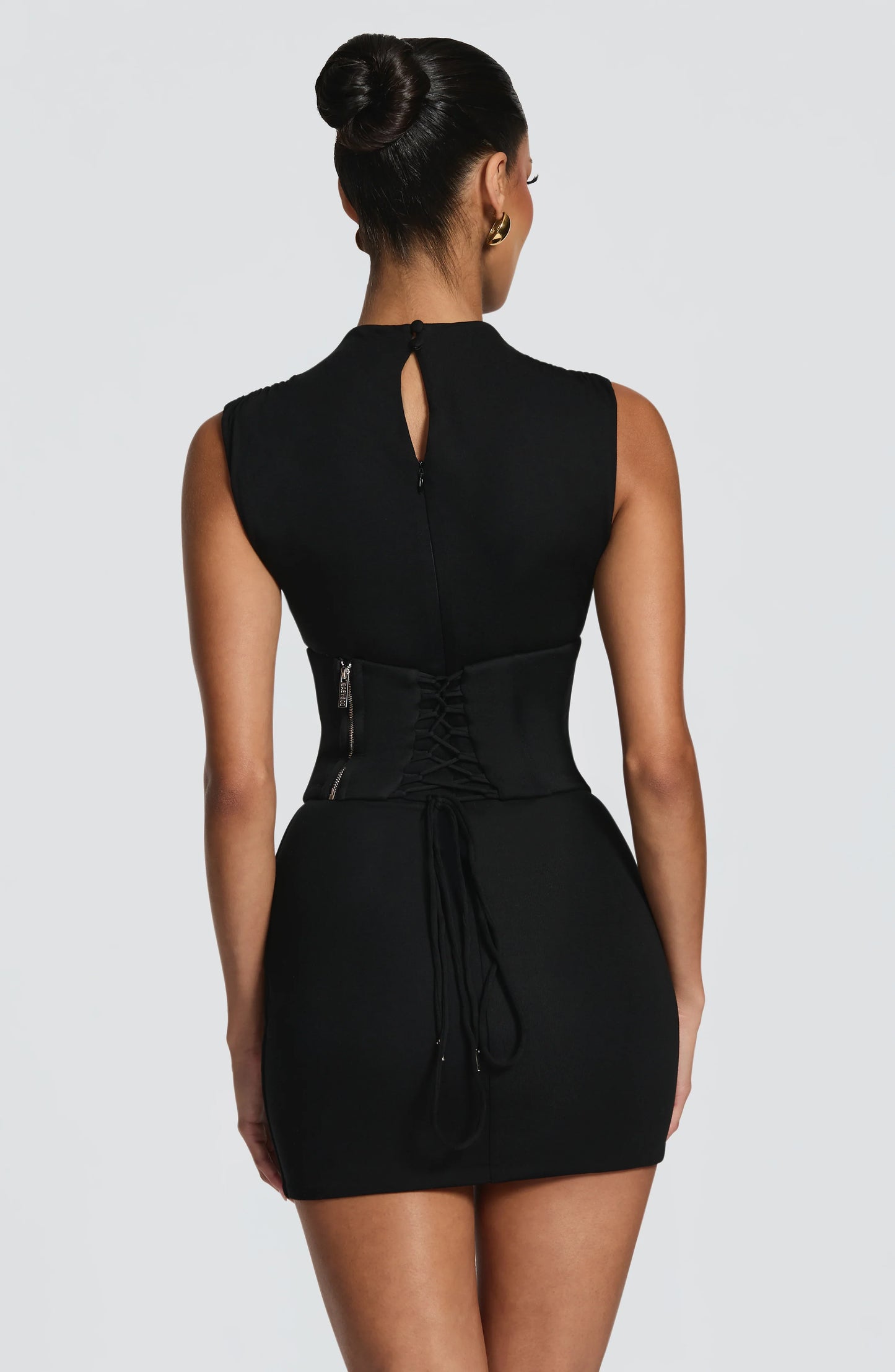 Soline Mini Dress - Black