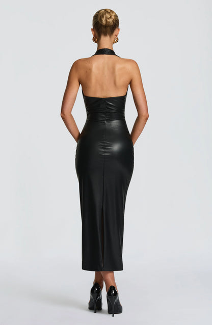 Ainsley Midi Dress - Black