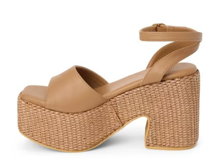 Matisse Beach Arden Platform Heel - Natural Tan