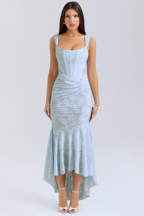 bluebell floral maxi dress