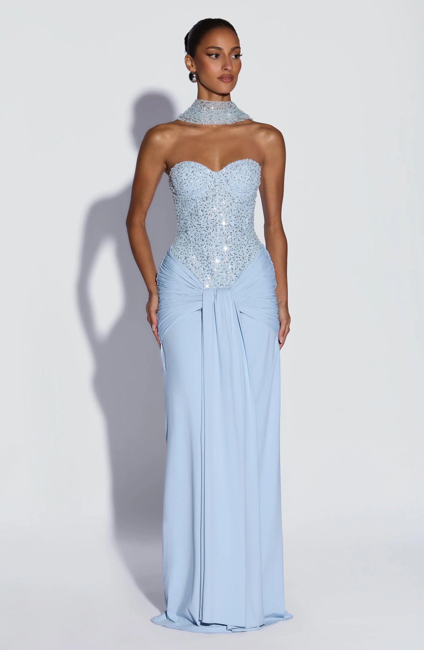 Carina Maxi Dress - Glacier Blue
