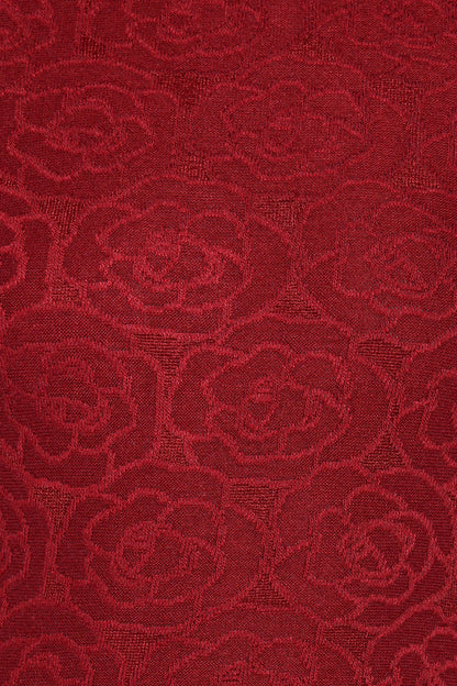 Jasmine Long Sleeve Lace Top - Red