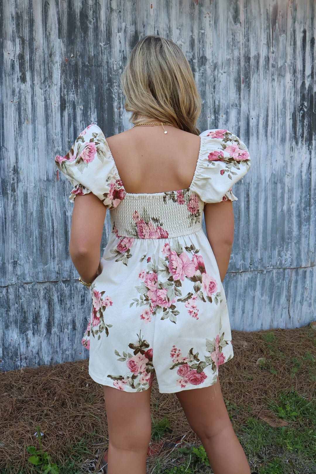 Floral Babydoll Romper