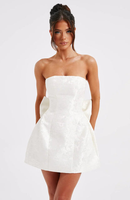 Elenora Mini Dress - Ivory