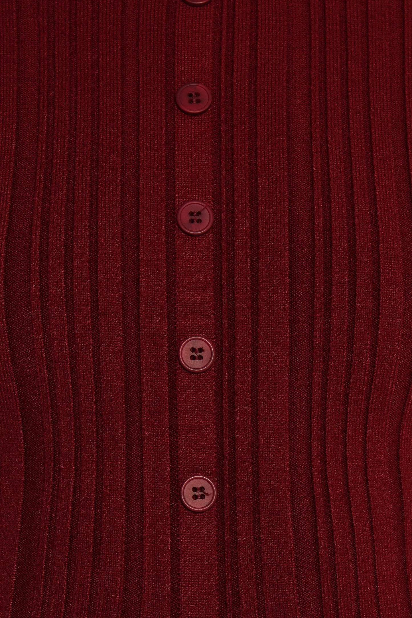 Hatte Cardigan Top - Dark Cherry