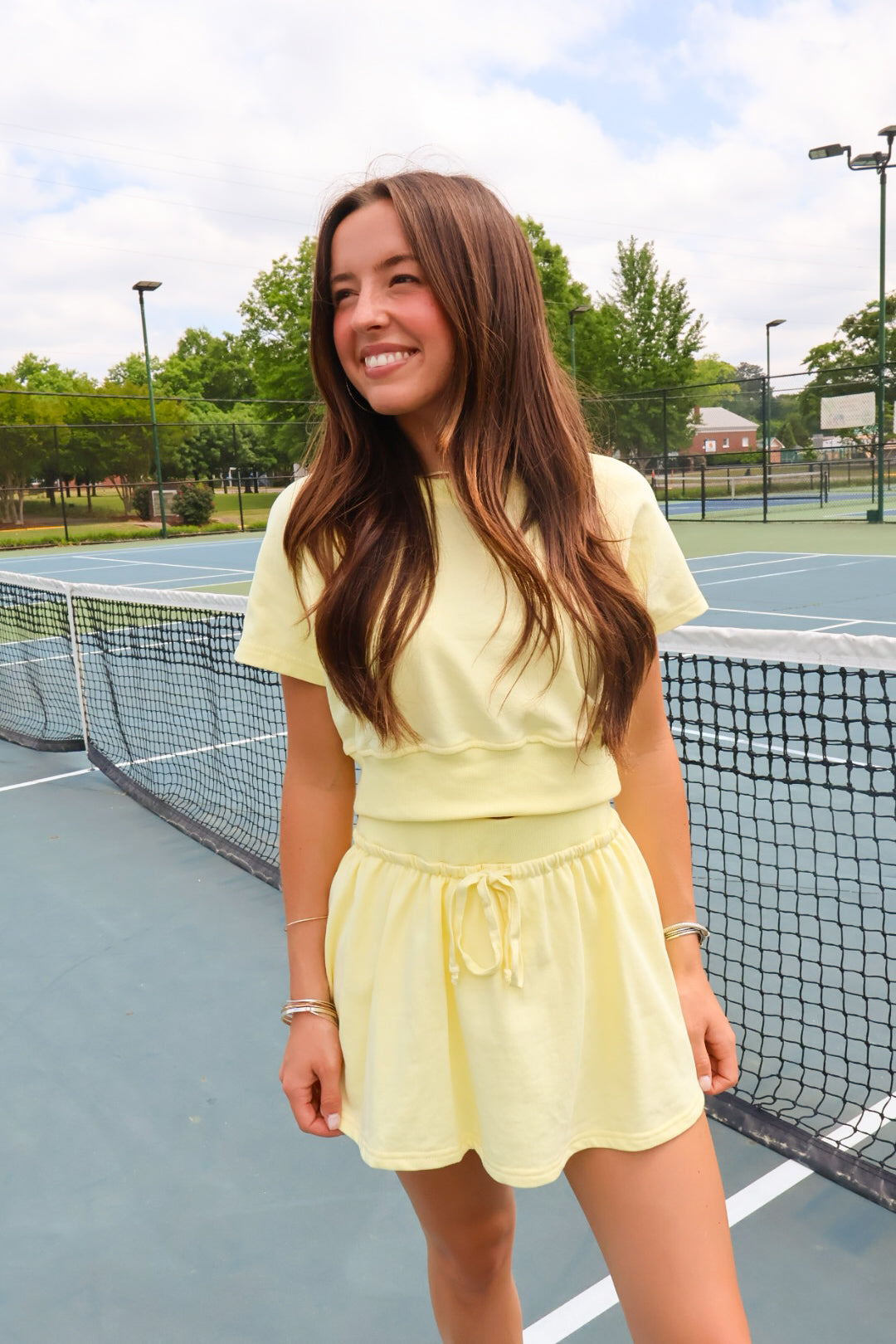 Butter Yellow Skort Set