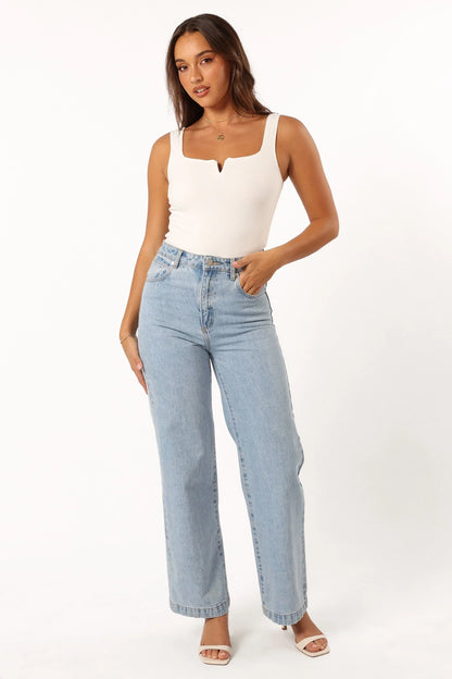 Santina Top - White