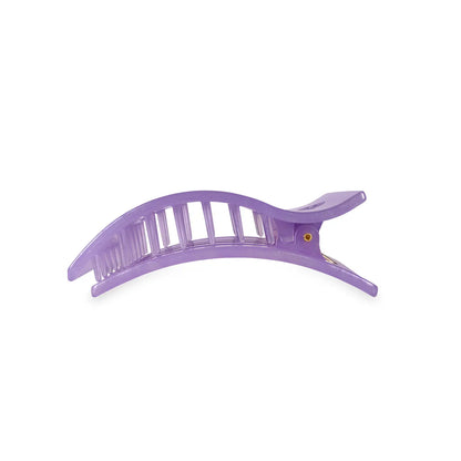 TELETIES Medium Flat Rectangle Hair Clip - Lavender Mist