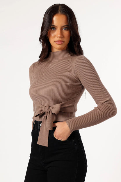 Paige Top - Brown