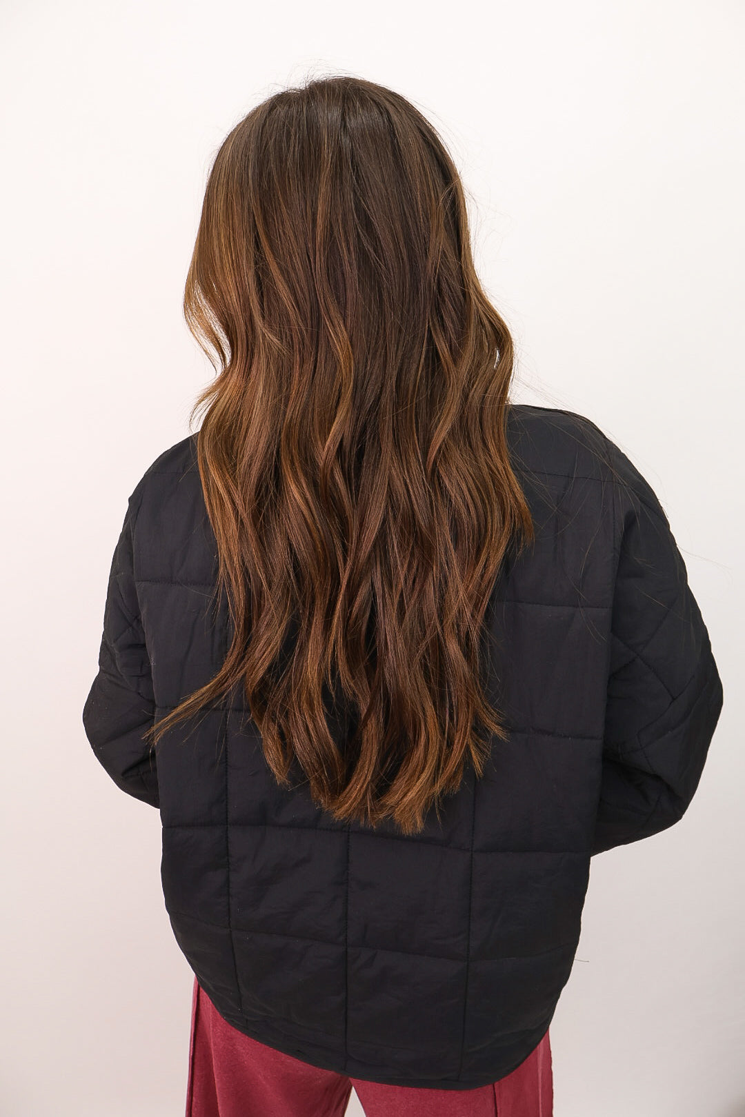 Cozy Up Quilted Puffer Jacket - Black