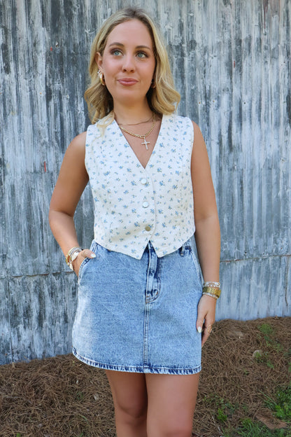 Everyday Denim Mini Skirt
