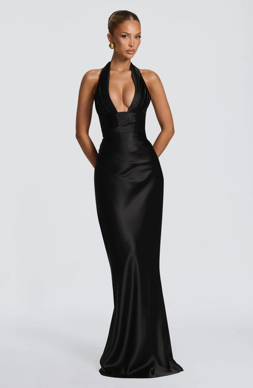 Elowen Maxi Dress - Black
