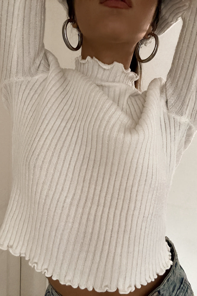 Denise Mock Neck Top