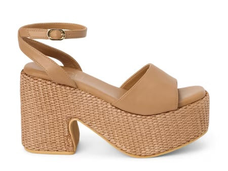 Matisse Beach Arden Platform Heel - Natural Tan