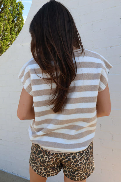 Easy Days Striped Sweater Tee