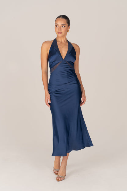 Charmaine Halter Neck Slip Dress