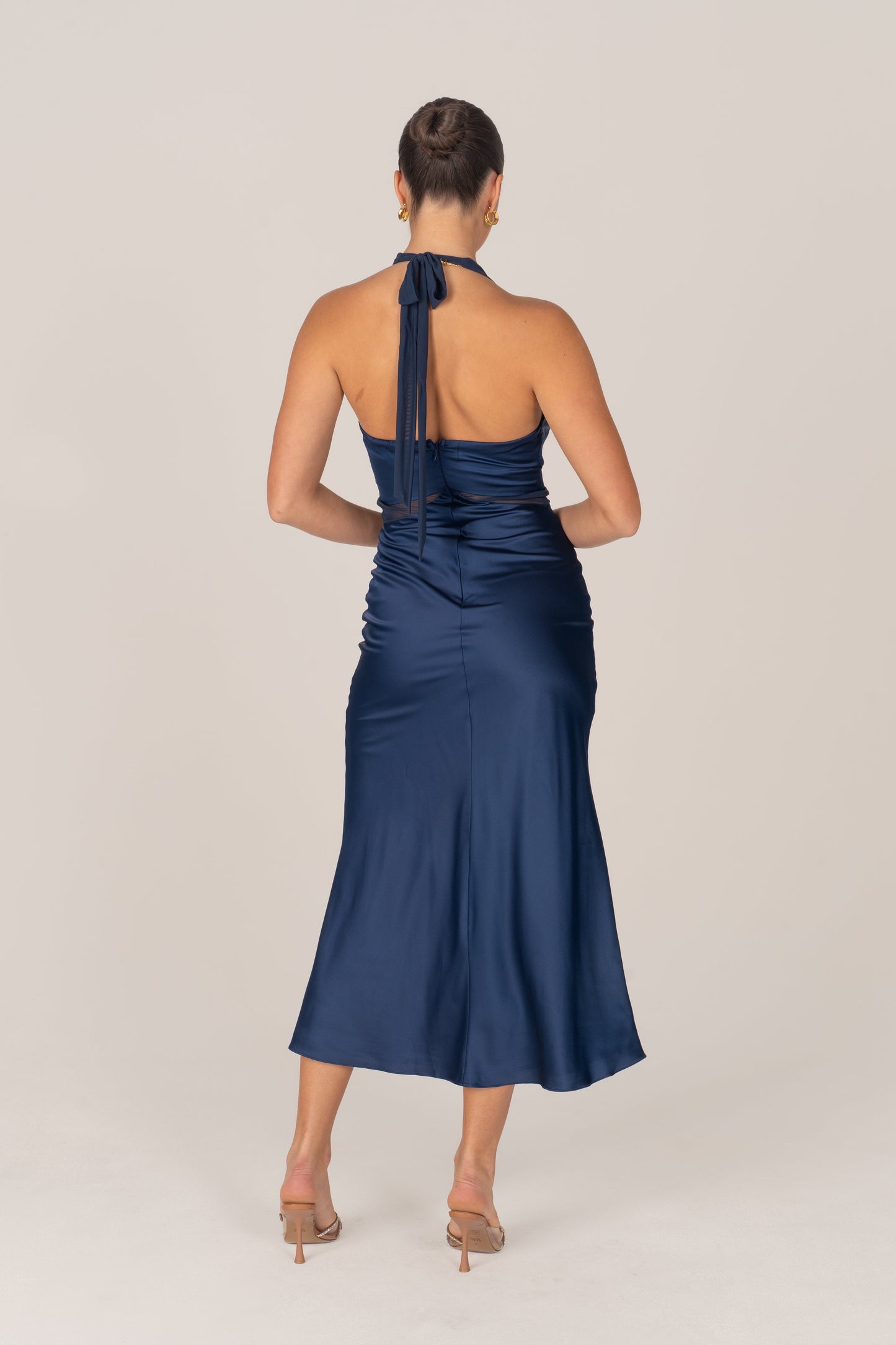 Charmaine Halter Neck Slip Dress