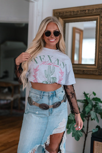 Texas Cowgirl Club Oversized Tee FINAL SALE